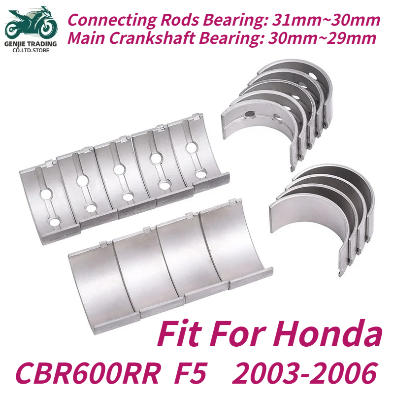 Motorcycle Crankshaft - Bielle et roulement de vilebrequin principal
