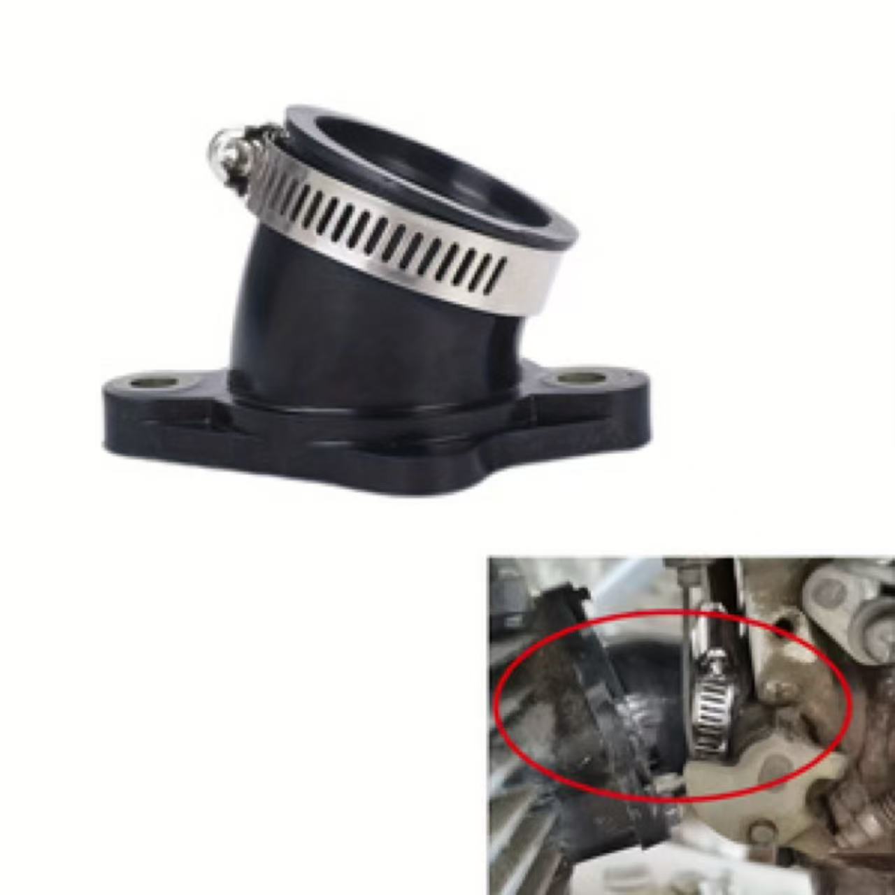 Motorcycle Carburetor - Collecteur d'admission de carburateur, tuyau de