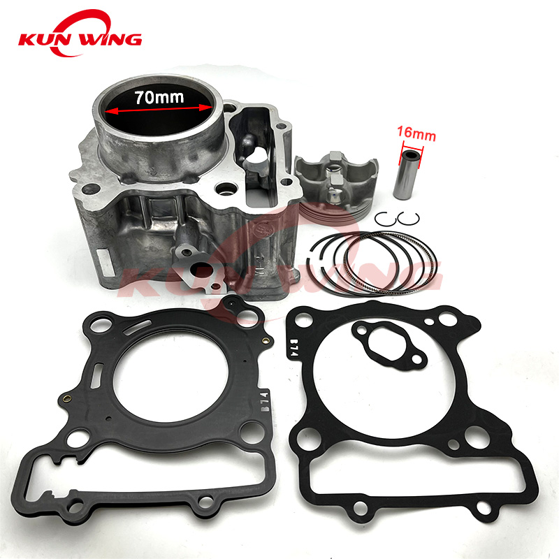 Motorcycle Piston - 70MM Alésage Intervalles Kit Piston Anneau