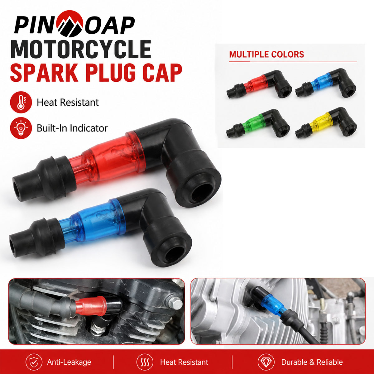 PINMOAP 1/2PCS Bougie d'alluma - Motorcycle Spark Plug avis et prix