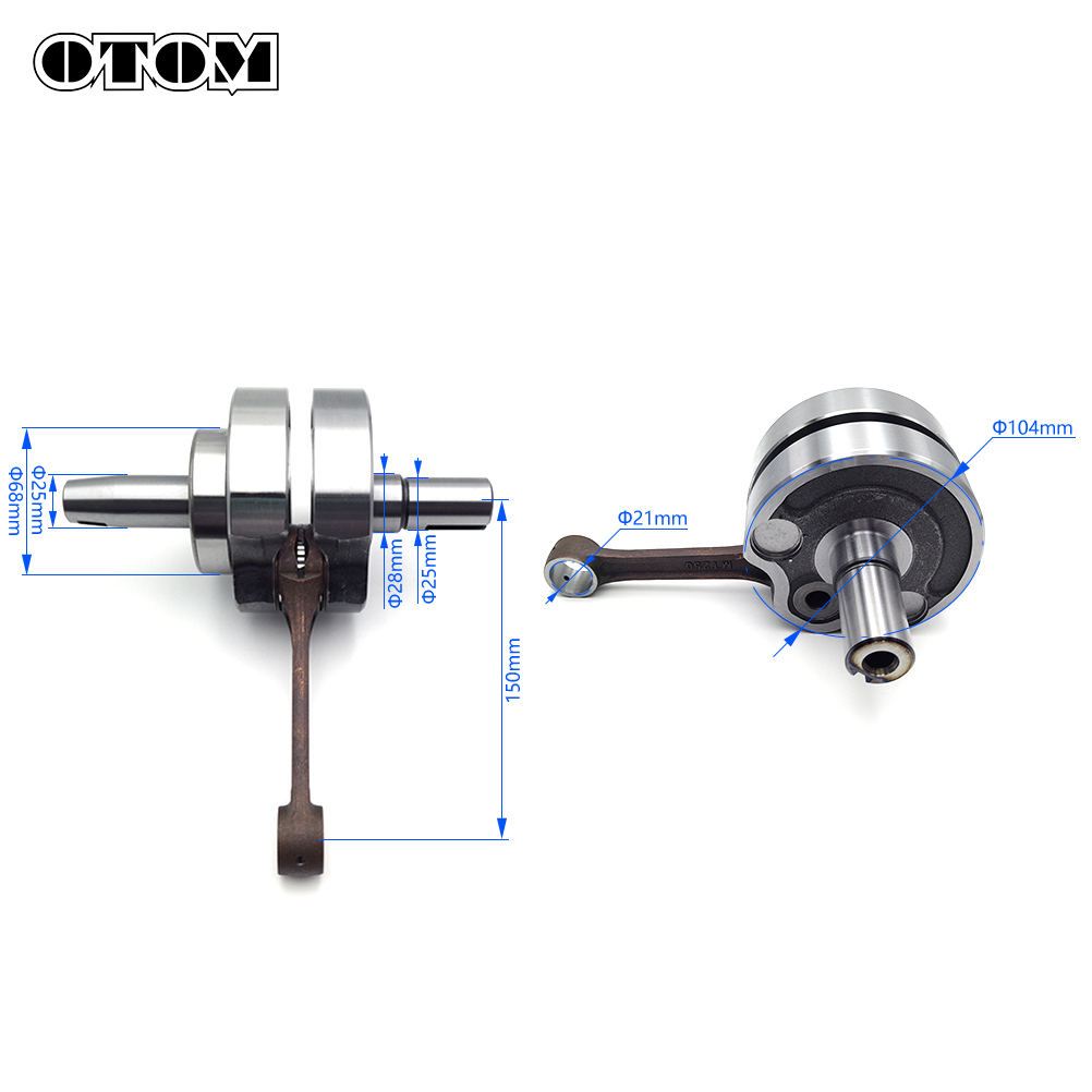 OTOM DT230 MT250 ensemble de b - Motorcycle Crankshaft avis et prix